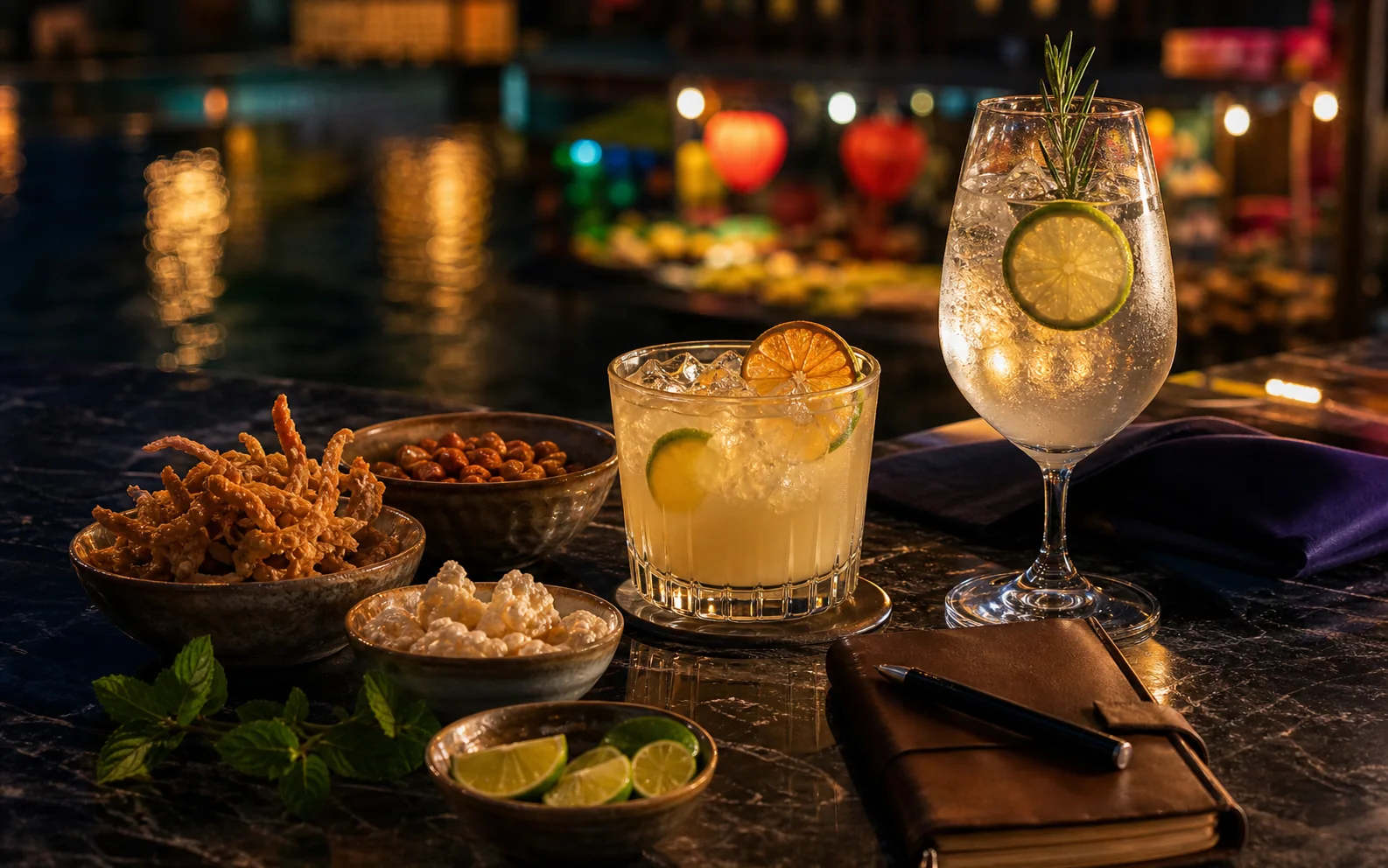 Bangkok Cocktail Travel Guide: Night Markets, Thai Snack Pairings, and Collectible Culture supporting visual